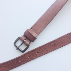 Leather belt